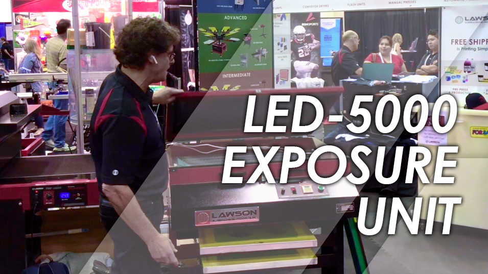 LED-5000屏幕打印曝光单元演示